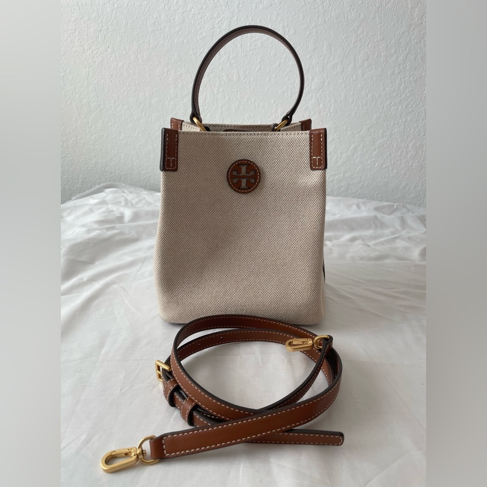 Tory Burch Blake Canvas Bucket Bag